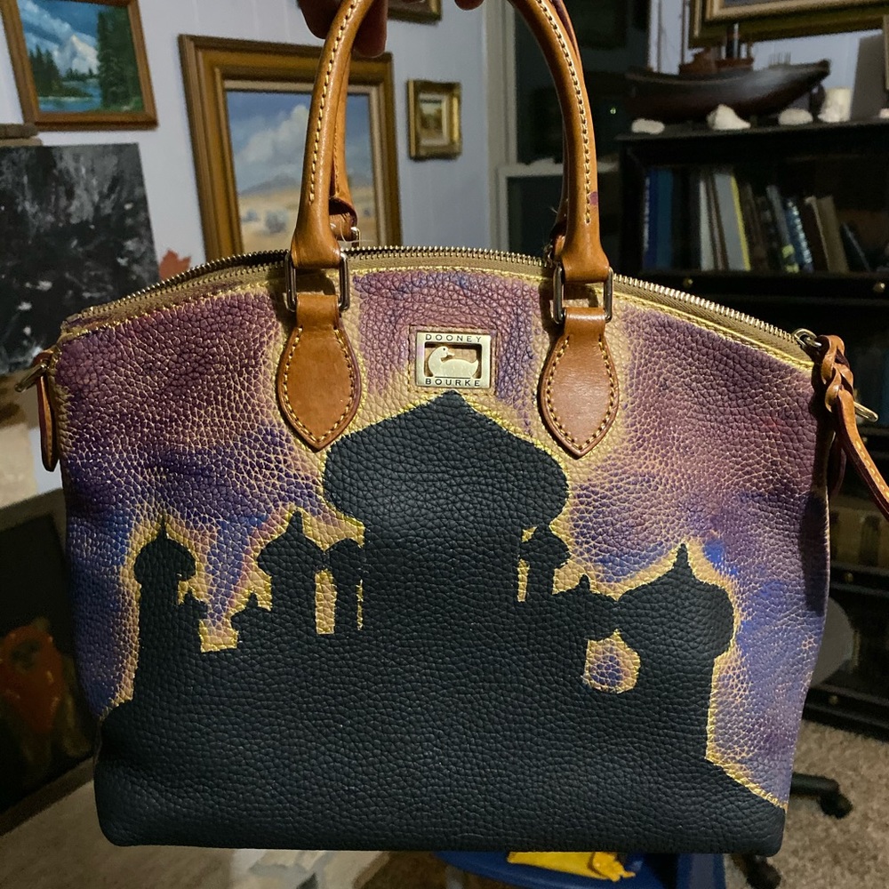 Hang painted Dooney and Bourke Aladdin